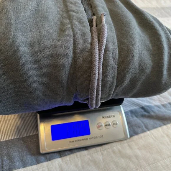 Carhartt Hoodie Sweatshirt Mens XL Gray Yellow Distressed Grunge Long Sleeve - Picture 10 of 10